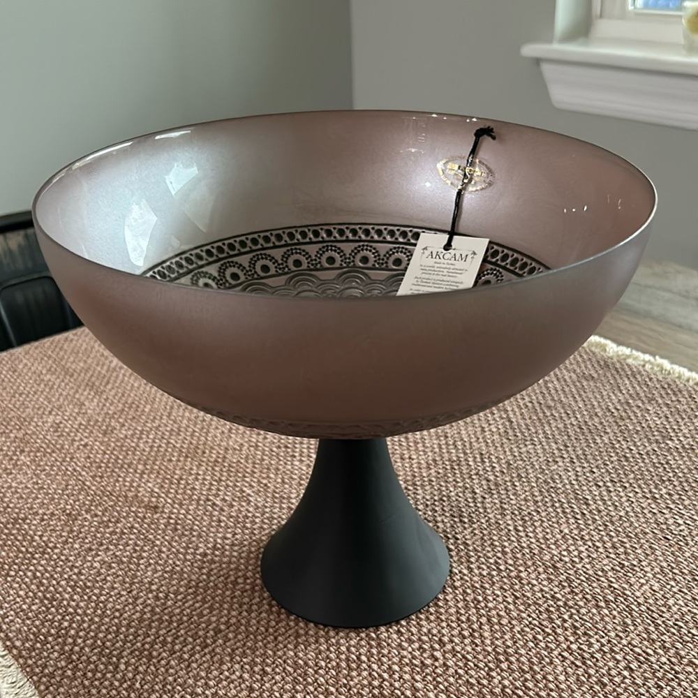 Absolutely Stunning Akcam Glass Bowl